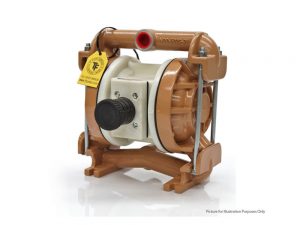 Nomad 25-2798 Trans-Flo Gold 1" Diaphragm Pump With Polypropylene Centre Section and Stainless Steel Body (Stainless Steel Seats