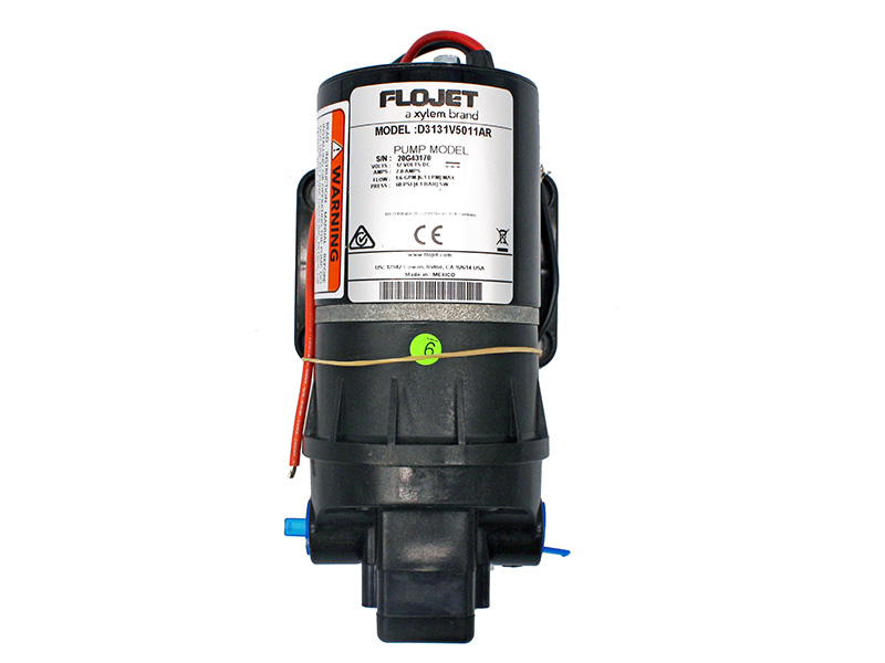 Flojet Duplex II Diaphragm Pump 12V - D3131v5011AR - 6.1 LPM V/V SW60 BP R Flojet Duplex II Diaphragm Pump 12V - D3131v5011AR - 6.1 LPM V/V SW60 BP R