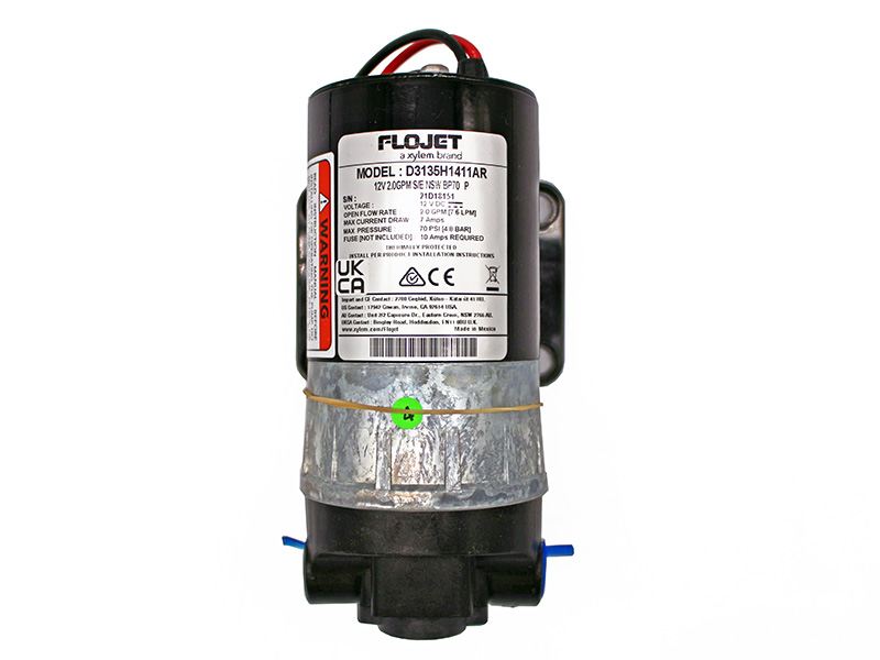 Flojet Duplex II High Pressure Diaphragm Pump 12V - D3135H1411AR - 7.2 LPM E/S NSW BP70 R Flojet Duplex II High Pressure Diaphragm Pump 12V - D3135H1411AR - 7.2 LPM E/S NSW BP70 R