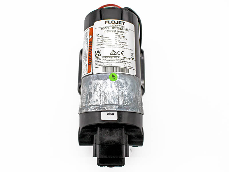 Flojet Duplex II High Pressure Diaphragm Pump 24V - D3235B7011AR - 7.6 LPM B/B SW100 BP R Flojet Duplex II High Pressure Diaphragm Pump 24V - D3235B7011AR - 7.6 LPM B/B SW100 BP R