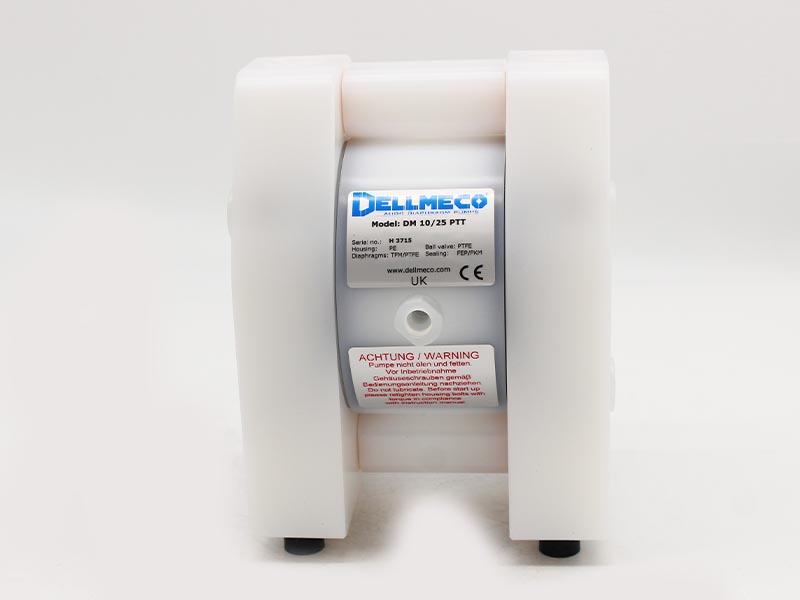 Dellmeco DM Diaphragm Pump 3/8" BSP PE / PTFE - DM10/25-PTT Dellmeco DM Diaphragm Pump 3/8" BSP PE / PTFE - DM10/25-PTT