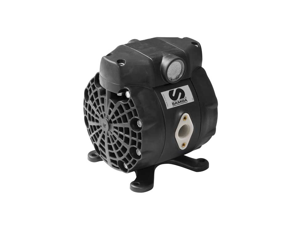 Samoa DirectFlo Diaphragm Pump DF30PDSTSTTBAS Conductive Acetal Body With PTFE Diaphragms - 3/8 Inch Samoa DirectFlo Diaphragm Pump DF30PDSTSTTBAS Conductive Acetal Body With PTFE Diaphragms - 3/8 Inch