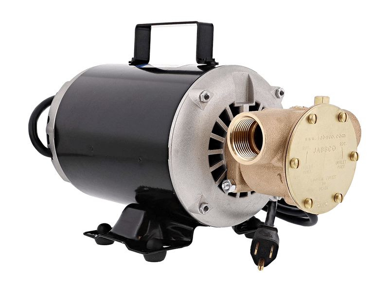 Jabsco Utility 80 Flexible Impeller Pump 115v 1 Inch NPT - 6050-0003 Jabsco Utility 80 Flexible Impeller Pump 115v 1 Inch NPT - 6050-0003