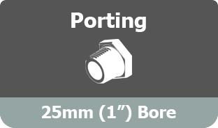 connection 25mm bore icon