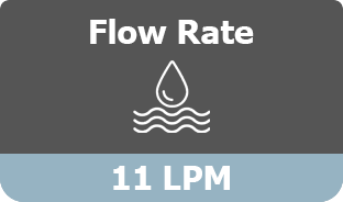 flow rate 11 lpm icon