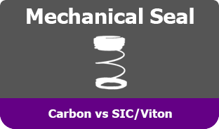 mechanical seal icon carbon vs sic viton