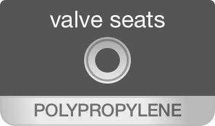 seat material polypropylene icon
