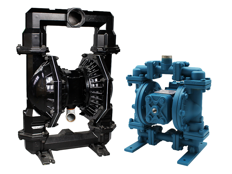 Small vs large pump performance with viscosity